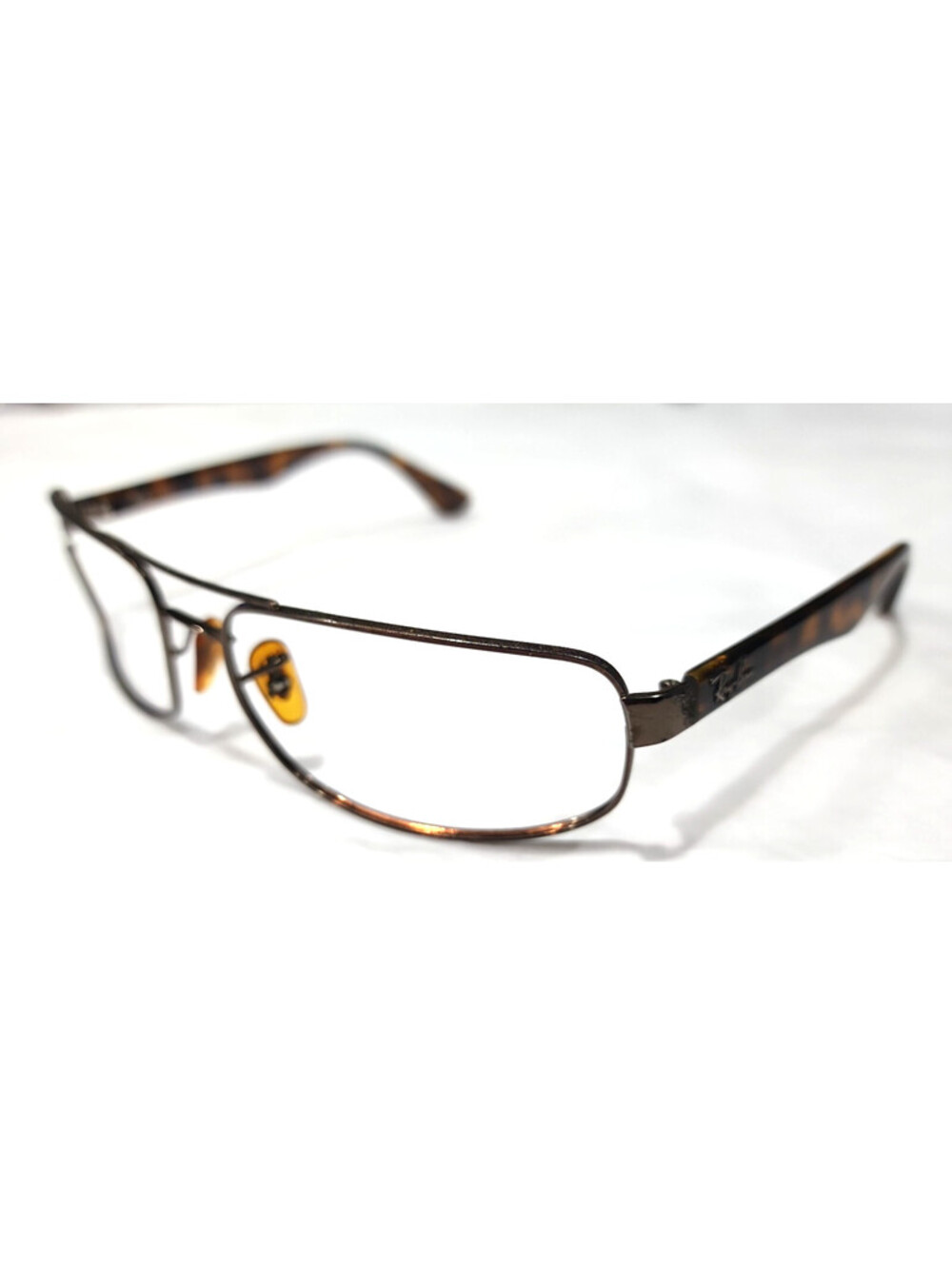 Ray Ban RB3445 014/57 Brown Wrap Sunglasses Frame 61-17 No Lens Screw